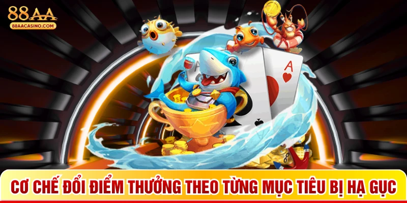 Cơ chế đổi điểm thưởng theo từng mục tiêu bị hạ gục